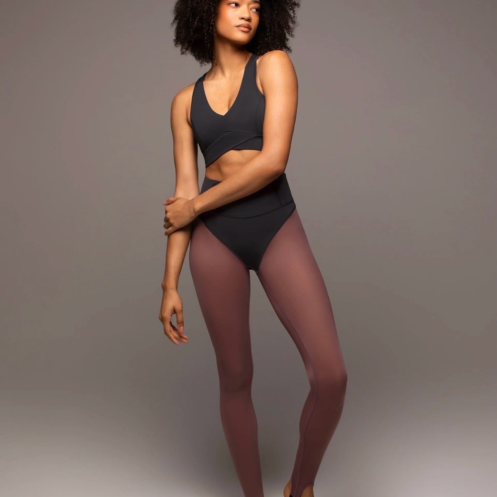MICHI Black and Brown Leggings